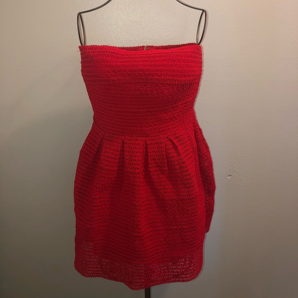 🎁Forever21 red dress size Large🎁